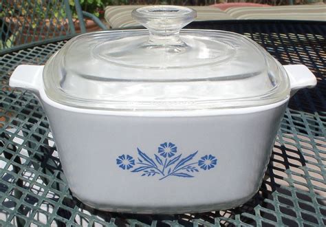 Corning Ware Blue Cornflower P 1 3 4 B Casserole With Lid 1