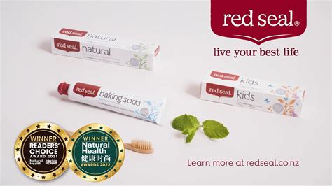 Red Seal Natural Toothpaste Proudly New Zealand Made Youtube