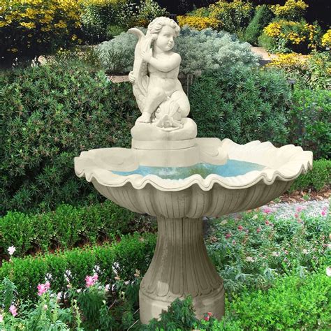 Marble Statue Garden Water Fountain