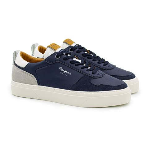 Купить Мужские кеды Pepe Jeans London, цвет синий, Модель: YOGI STREET ...