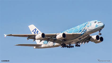 Anaハワイ路線に新導入のエアバス A380 型機、ミシュランラジアルタイヤを採用 E燃費