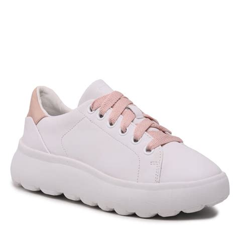 Sneakers Geox D Spherica Ec B D Tcb C Z Z Alb Epantofi Ro