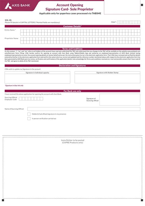 Axis Bank Closure Form 6