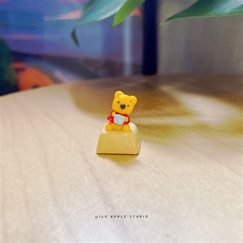 Winnie The Pooh Artisan Keycap Pooh Bear Keycap Cute Keycaps Artisan