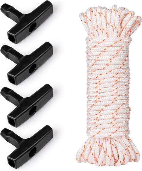 Corde de Démarreur à Rappel 10 Mètres 3 0 mm Corde de Traction Avec 3