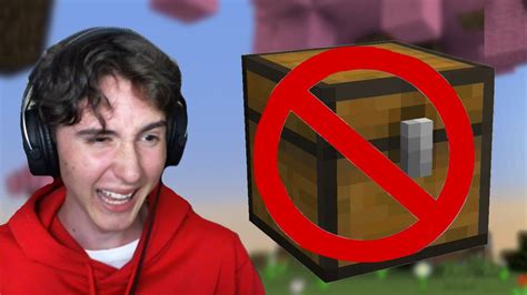 No Chest Challenge In Minecraft Skywars Youtube