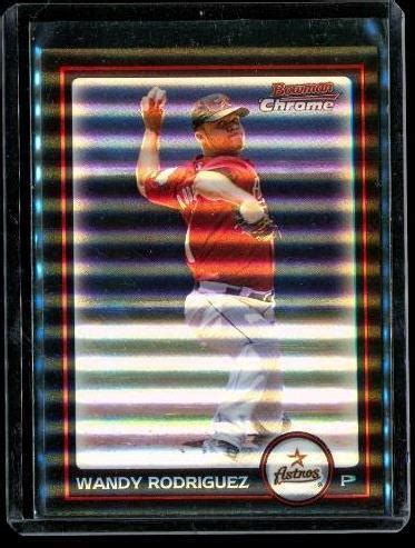 2010 TOPPS BOWMAN CHROME Refractor Baseball Card 70 WANDY RODRIGUEZ