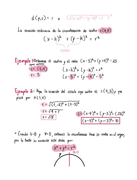 Solution Geometr A Anal Tica Teoria Y Ejemplos Studypool