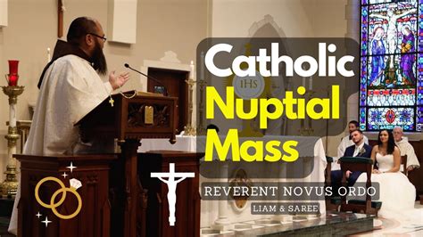 Reverent Novus Ordo Catholic Nuptial Mass Raleigh North Carolina Full Ceremony Liam