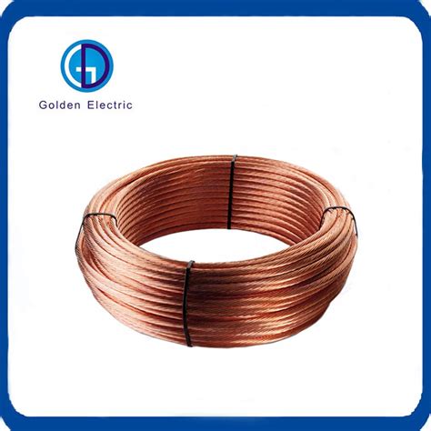 Mm Mm Mm Copper Clad Steel Stranded Wire Bare Copper Ground