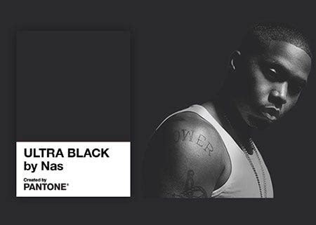 Pantone Usa Nas Partners With Pantone To Create Ultra Black By Nas