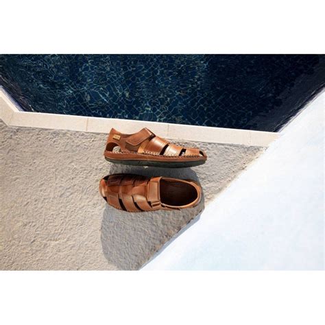 Sandalias De Hombre Pikolinos Tarifa 06J 5433 Piel Vacuno Color Cuero