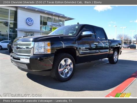 Black 2009 Chevrolet Silverado 1500 Lt Texas Edition Extended Cab