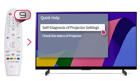 LG Projector - How to Use Quick Help for Self-Diagnosis | LG USA Support