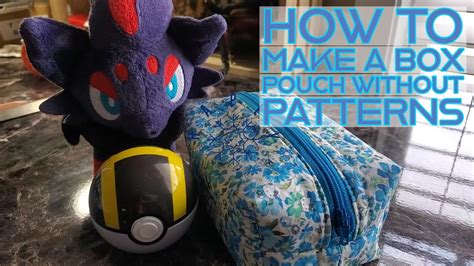 How To Make A Box Pouch No Patterns Necessary Box Pouch Sewing