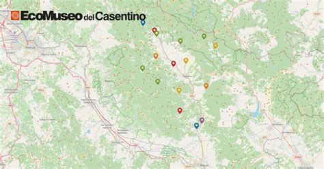 Ecomusei Del Casentino Mappa Dei Musei Del Casentino