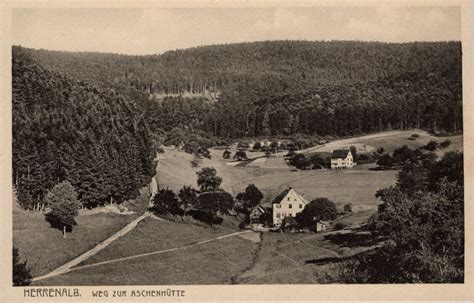 Ak Herrenalb Schwarzwald Weg Zur Aschenh Tte Jahr