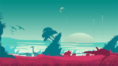 No Man's Sky Minimal Art Wallpaper, HD Games 4K Wallpapers, Images and ...