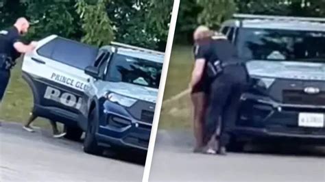 Police Officer Suspended After Video Emerged Of Him Kissing Woman