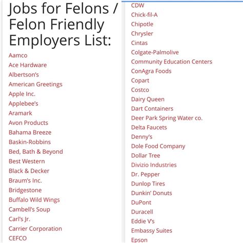 Felon Friendly Jobs