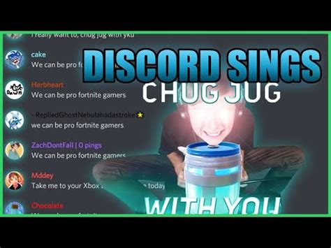 Discord Sings Chug Jug With You Number One Victory Royale