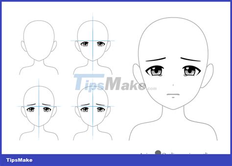 How to draw crying anime eyes - TipsMake.com