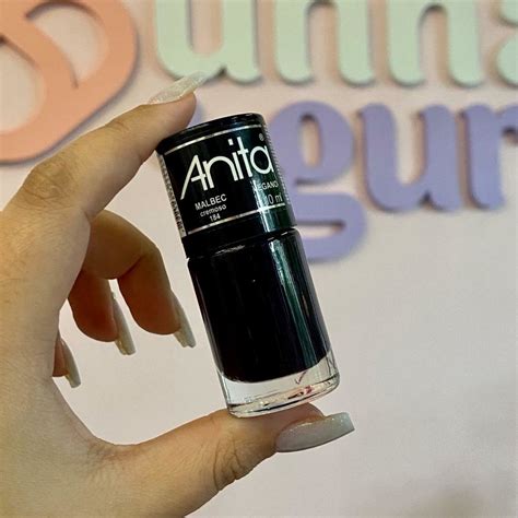 Esmalte Anita Malbec Vinho Escuro Shopee Brasil