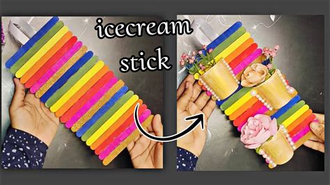 Beautiful Icecream Stick Wall Hanging Wall Decor Room Decor Colorful