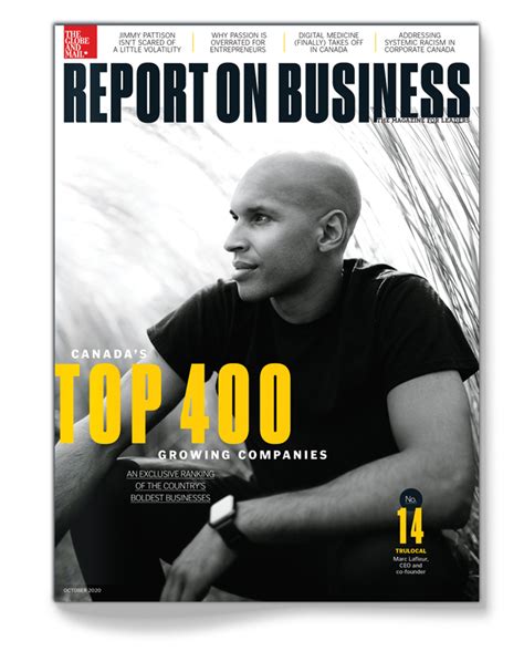 Report on Business magazine moves to Saturdays. - GlobeLink .ca