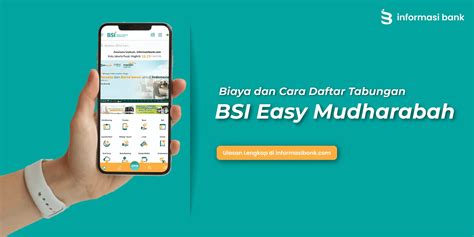 Tabungan Bsi Easy Mudharabah Biaya Cara Buka Rekening