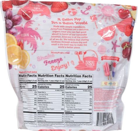 Jonny Pops® Organic Freezer Pops 24 Ct 1 35 Fl Oz Kroger