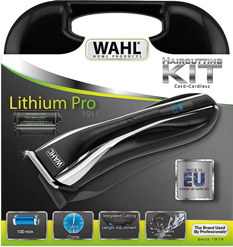 Wahl Home Lithium Pro LCD Máquina cortapelos Makeup es