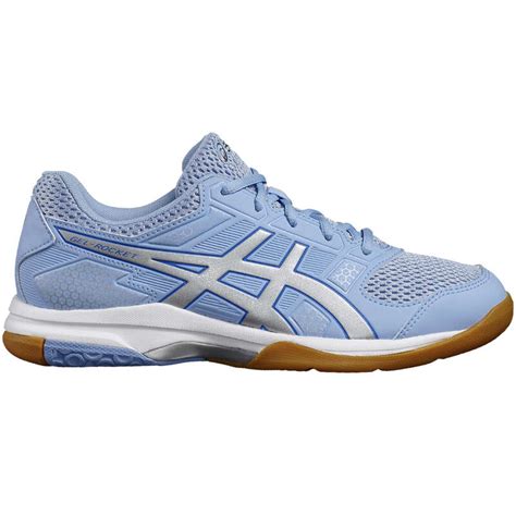 Încălţăminte Badminton/Squash Gel Rocket 7 Bleu/Alb Damă ASICS ...