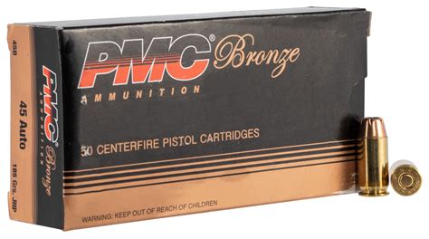 Pmc Bronze Acp Gr Jhp Ammunition Rd Box City Arsenal