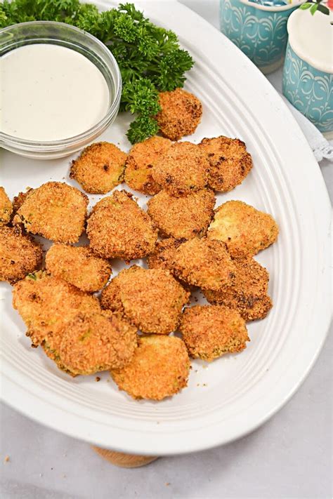 Keto Fried Pickles With Cheese Easy Air Fryer Recipe