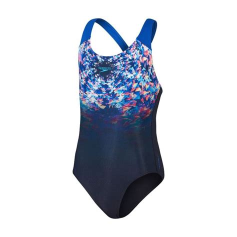 Speedo Digital Placement Splashback Badeanzug Mädchen Plutosport