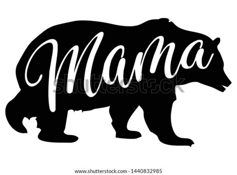 Mama Bear Vector Logo Templete Mothers Stock Vector Royalty Free 1440832985 Shutterstock