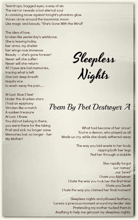 Sleepless Nights | Life Poem