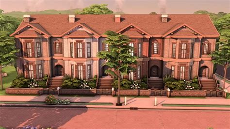 The Sims 4 Base Game Townhouses