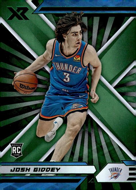 Panini Chronicles Xr Green Josh Giddey Rc For Sale