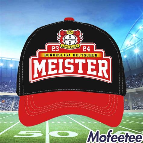 Leverkusen 23-24 Bundesliga Deutscher Meister Classic Hat - Mofeetee