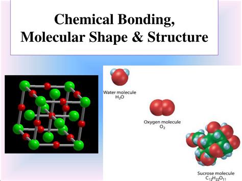 PPT Chemical Bonding Molecular Shape Structure PowerPoint