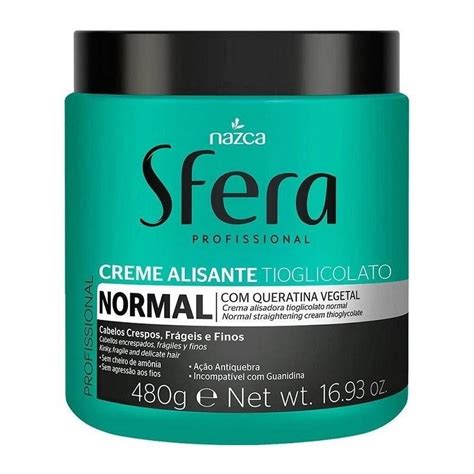 Creme Alisante Sfera Normal 480g Shopee Brasil