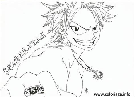 Coloriage Fairy Tail Manga 04 JeColorie