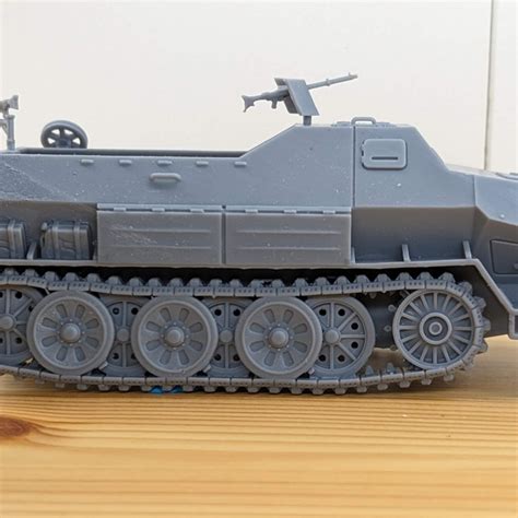 D Printable Half Track Sd Kfz Db Gepanzerte T Crewmen Germany