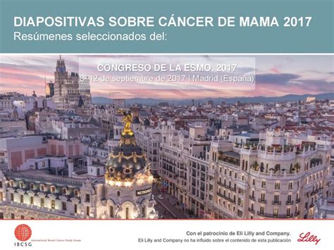 DIAPOSITIVAS SOBRE CÁNCER DE MAMA 2017 Resúmenes seleccionados del