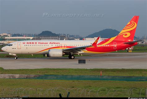 B 206Q Hainan Airlines Boeing 737 8 MAX Photo By Deng Jian Yuan ID