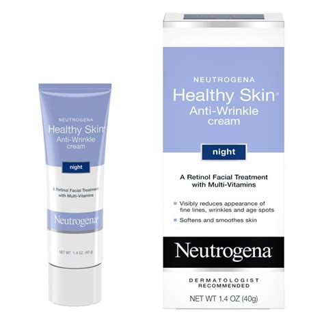 Neutrogena Healthy Skin Anti Wrinkle Intensive Night Cream Reviews