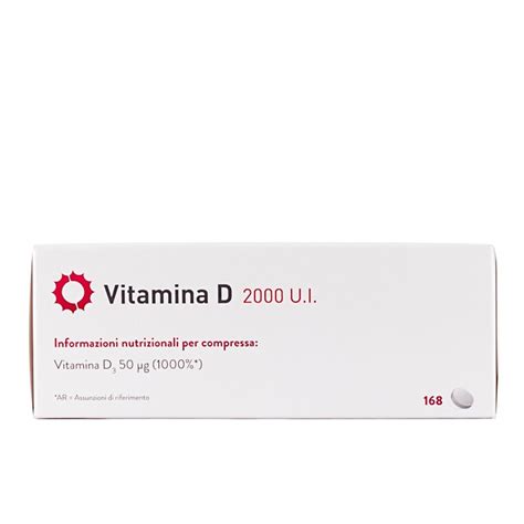 Integratore Vitamina D 2000 U I 168 Cps Masticabili Metagenics