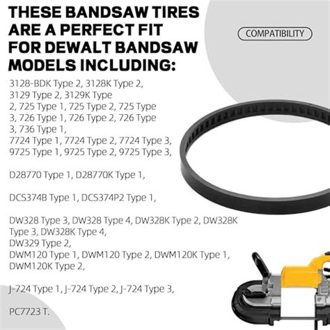 Tongass Pack Bandsaw Rubber Tires Replacement